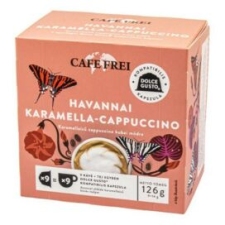 Frei Café Kávékapszula CAFE FREI Dolce Gusto Havannai Caramel Cappuccino 9 kapszula/doboz kávé