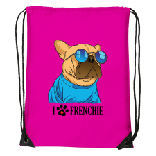  Frenchie - Sport táska Magenta egyedi ajándék