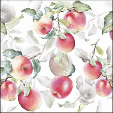 Fresh Apples White papírszalvéta 33x33cm, 20db-os papírárú, csomagoló és tárolóeszköz