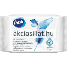 Fresh Deluxe Nedves Toalettpapír 60db tisztító- és takarítószer, higiénia