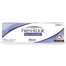 Freshlook Dailies® FreshLook® Illuminate™ Rich Brown 10 db 0,00 kontaktlencse