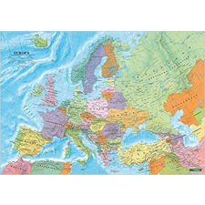 Freytag &amp; Berndt Európa falitérkép fóliás Freytag 1:6 000 000 100x70 cm térkép