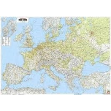 Freytag &amp; Berndt Európa közlekedése fóliás falitérkép Freytag 1:3 500 000 126x89 térkép