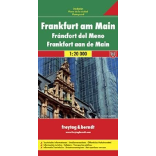 Freytag &amp; Berndt Frankfurt térkép Freytag 1:20 000 térkép