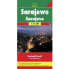 Freytag &amp; Berndt Sarajevo térkép Freytag &amp; Berndt 1:17 500