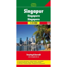 Freytag &amp; Berndt Singapore Szingapur térkép Freytag 1:15 000 térkép
