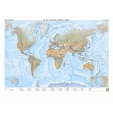 Freytag &amp; Berndt Világtérkép falitérkép tengerfenék-domborzati világ falitérkép, 120x84 cm Freytag 1:35 000 000 WNATMR 3 térkép