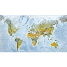 Freytag &amp; Berndt Világtérkép tengerfenék-domborzati világ falitérkép, 170x117,5 cm Freytag WNATMR 3 1:25 000 000 térkép