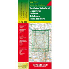 Freytag &amp; Berndt WK 015 Westliches Weinviertel, Leiser Berge, Stockerau, Hollabrunn, Laa a.d. Thaya turistatérkép 1:50 000 térkép