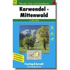 Freytag &amp; Berndt WK 323 Karwendel Mittenwald turista térkép Freytag 1:50 000 térkép