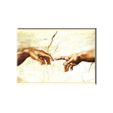FRI.18309 Hűtőmágnes 8x5,4x0,3cm,Michelangelo:Ádám teremtése hűtőmágnes