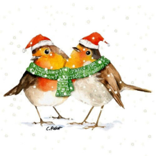 Frida & Fritz Winter papírszalvéta 33x33cm, 20db-os papírárú, csomagoló és tárolóeszköz