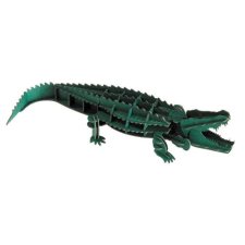 Fridolin 3D papírmodell Fridolin Krokodil kreatív papír