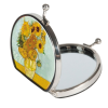 Fridolin FRI.12356 Zsebtükör nagyítós 7x7,6x2,5cm, Van Gogh: Sonnenblumen