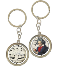 Fridolin Kulcstartó fémkarika kétoldalas, Beethoven kulcstartó
