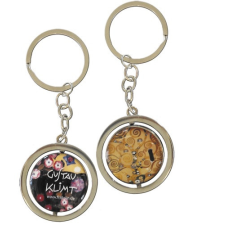 Fridolin Kulcstartó fémkarika kétoldalas, Klimt:Életfa kulcstartó