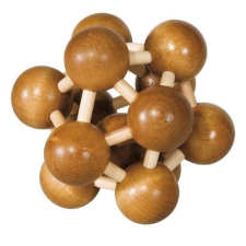  Fridolin logikai IQ játék, Atom 3D bambusz oktatójáték