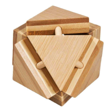 Fridolin Triangleblock Bambusz IQ logikai játék oktatójáték