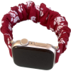 Frilly Szövet szíj Apple Watch 42/ 44/ 45/ 49 mm Frilly Szövet szíj, piros virágmintás