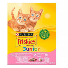 Friskies Állateledel száraz PURINA Friskies Junior macskáknak (csirke, zöldségek, tej) 300g macskaeledel