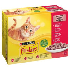 Friskies Cat alutasak 12x85g Szószban Csirkével/Marhával/Báránnyal/Kacsával macskaeledel