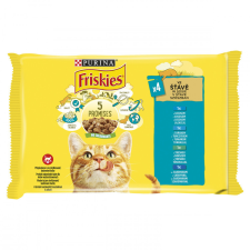 Friskies FRISKIES szósz lazac tonhal szardínia tőkehal nedves macska 4x85g macskaeledel