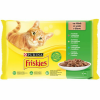 Friskies marha-csirke-tonhal-tőkehal alutasakos macskaeledel 4x85g