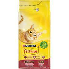  Friskies Marhával, csirkével és zöldségekkel – 10 kg macskaeledel