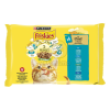 Friskies nedves macskaeledel szószban - lazaccal, tonhallal, szardíniával, tőkehallal 12 x (4 x 85 g)