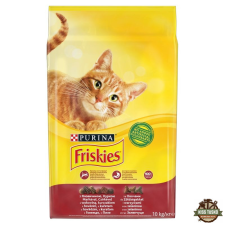 Friskies Száraz Macska Hús+Csirke+Zöldség 10kg macskaeledel
