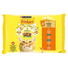 FRISKIES szósz csirke kacsa lazac pulyka nedves macskaeledel 4x85g macskaeledel