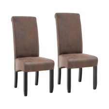 Fromm & Starck Kárpitozott szék - 2 darabos készlet - 180 kg-ig - ülőfelület 44,5 x 44 cm - barna bútor