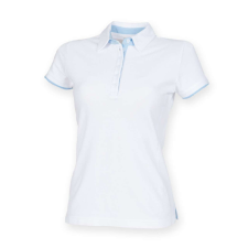 FRONT ROW FR201 LADIES CONTRAST POLO SHIRT 2XL munkaruha