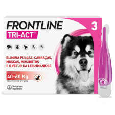 Frontline Frontline Tri-Act spot-on kutyáknak XL 40-60 kg 3 db élősködő elleni készítmény kutyáknak