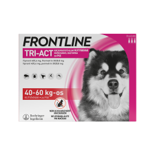 Frontline Tri-Act Rácsepegtető oldat kutyáknak 40-60kg 3X élősködő elleni készítmény kutyáknak