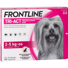 Frontline Tri-Act spot-on kutyáknak XS 2-5 kg 3 db élősködő elleni készítmény kutyáknak