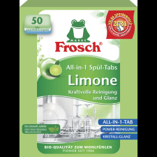 Frosch EKO All in One mosogatógép tabletta citrom 50db (4001499947315) (4001499947315) tisztító- és takarítószer, higiénia