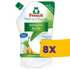Frosch folyékony szappan utántöltő Sensitive 500ml (Karton - 8 db) tisztító- és takarítószer, higiénia