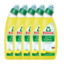 Frosch WC tisztító citromos (5x750ml) tisztító- és takarítószer, higiénia