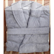 Frottír sálgalléros Szürke köntös, (100 % pamut), XXXXXL (5XL) lakástextília