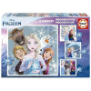 Frozen Educa 4 az 1-ben Puzzle (12,16,20,25) - Jégvarázs (19735) (S2436182)