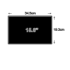  FRU 93P5699 15.6" matt laptop LCD kijelző, LED panel HD+ (1600 X 900) 40pin