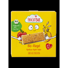 FRUCHTBAR Bio Gyümölcsös zabszelet, sárgabarack-alma 12hó+ 6x23g bébiétel
