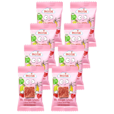 FRUCHTBAR Bio Ropogós gyümölcsszeletek eperrel, banánnal és almával 12hó+ 24x23g bébiétel