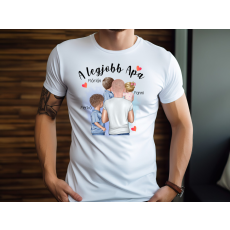 Fruit of the Loom A legjobb apa férfi póló ( Nagyfiú, Fiú, Kislány)