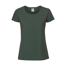 Fruit of the Loom Csomag akciós póló (minimum 3 db) Női póló Rövid ujjú Fruit of the Loom Lady-Fit Ringspun Premium T - XS, Sötétzöld