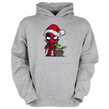 Fruit of the Loom Deadpool és Baby Yoda - Gyerek Kapucnis Pulóver gyerek pulóver, kardigán