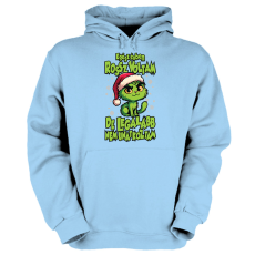 Fruit of the Loom Egész évben rossz voltam - Unisex Kapucnis Pulóver