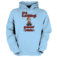 Fruit of the Loom Ez a karácsonyi gamer pulcsim (fiú) - Unisex Kapucnis Pulóver
