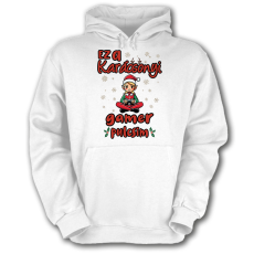 Fruit of the Loom Ez a karácsonyi gamer pulcsim (lány) - Unisex Kapucnis Pulóver